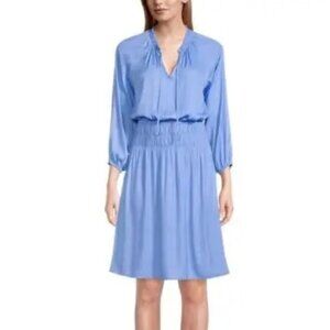 LOFT Blue  Dress 14 NWT